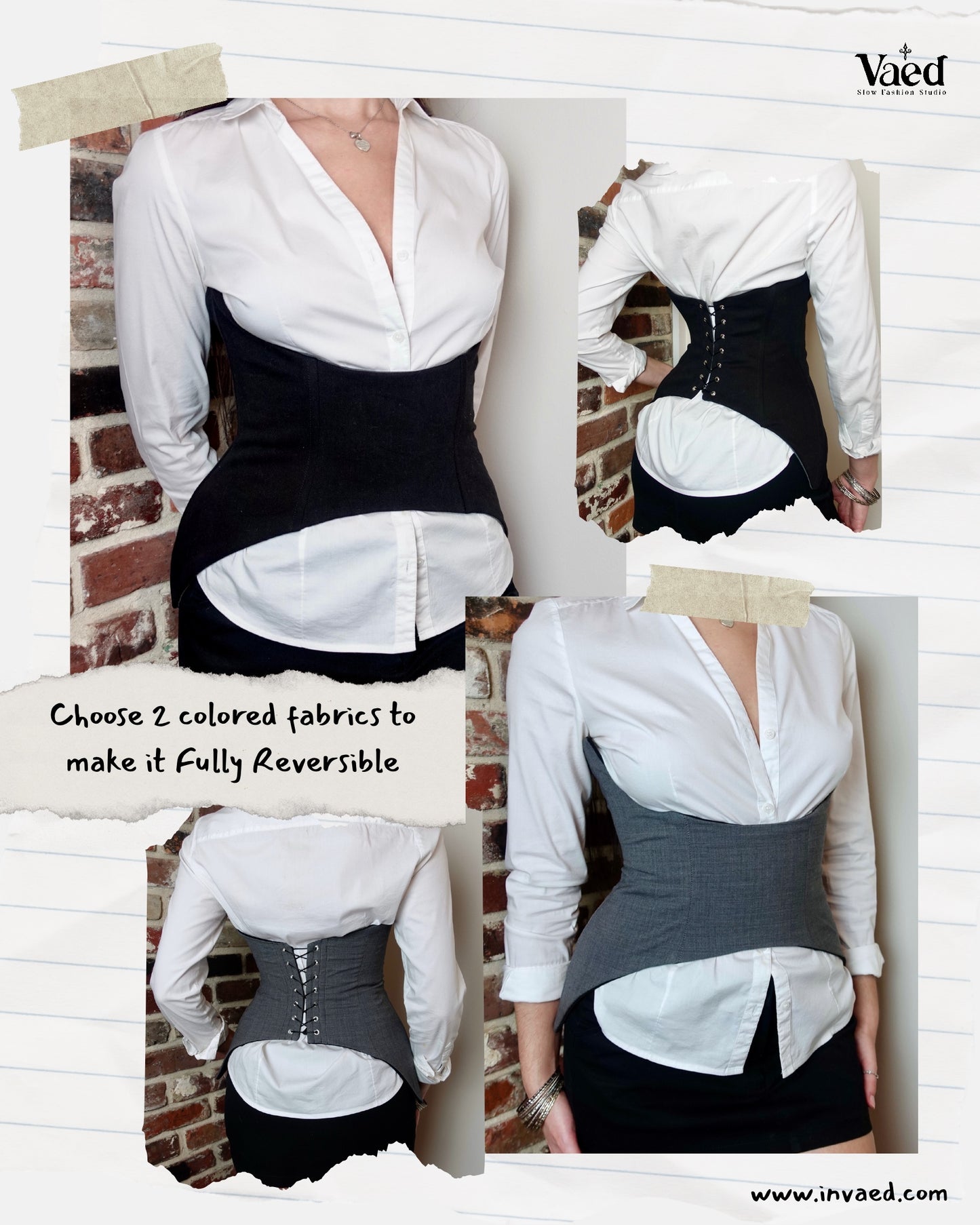 Reversible Under-Bust Corset || XS-4XL