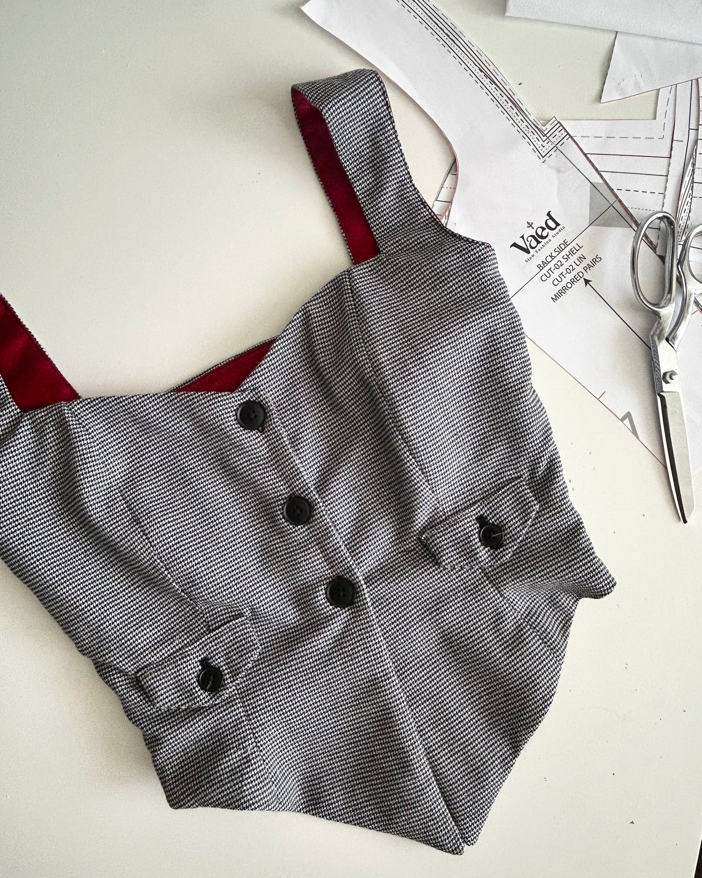 Tailored Woman’s Vest Sewing Pattern | XSmall-4XL | Beg-Int