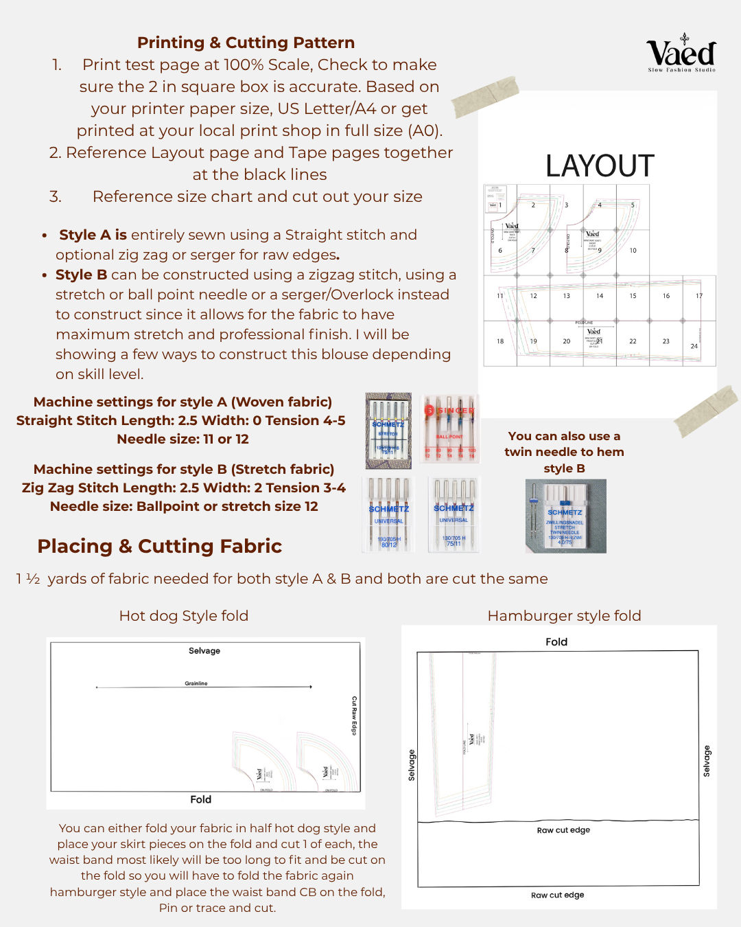 Verano Mini Skirt Sewing Pattern