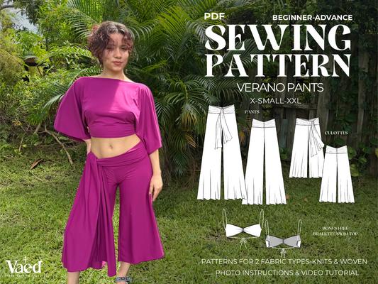 Verano Pants Sewing Pattern