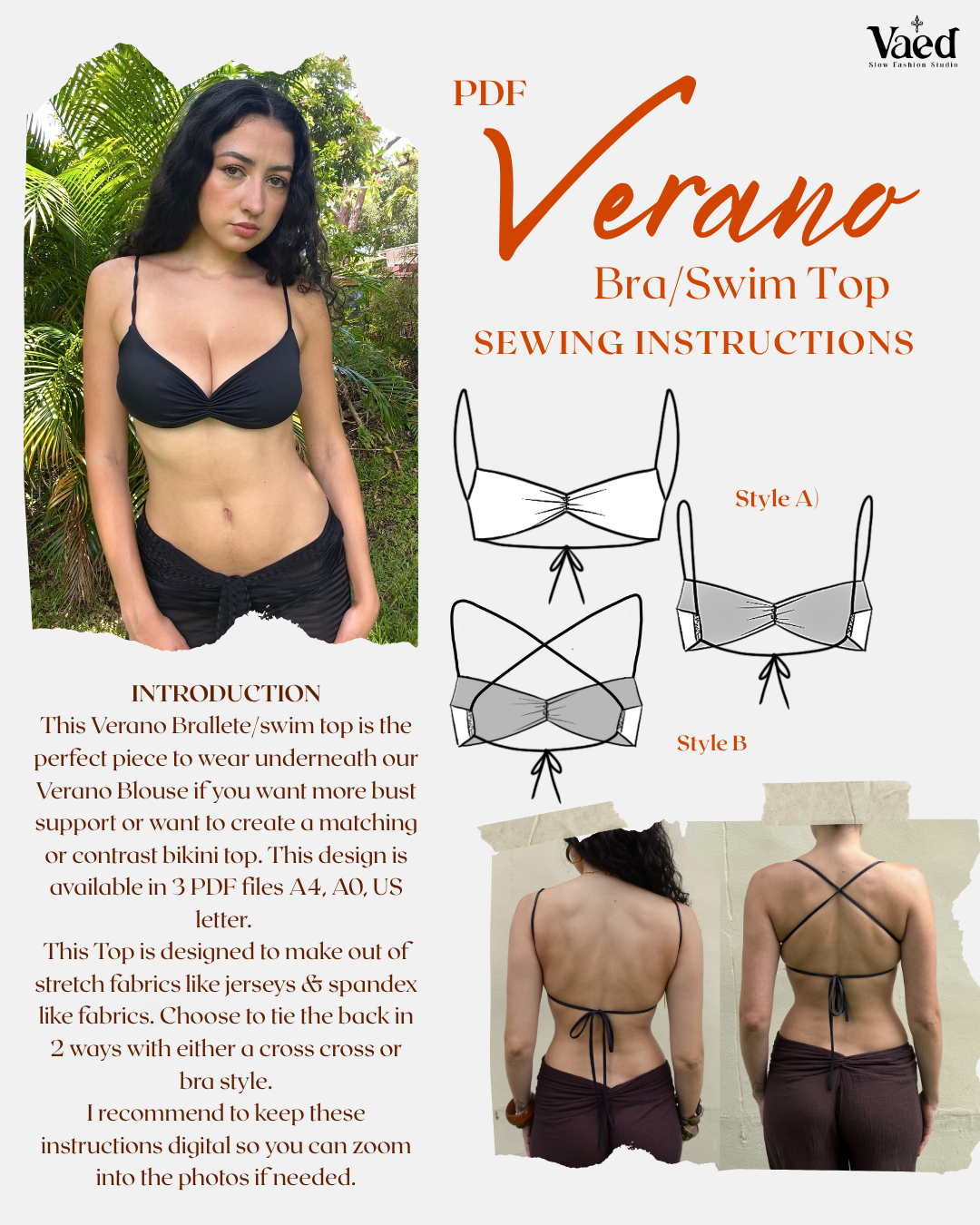 Verano Swim Top