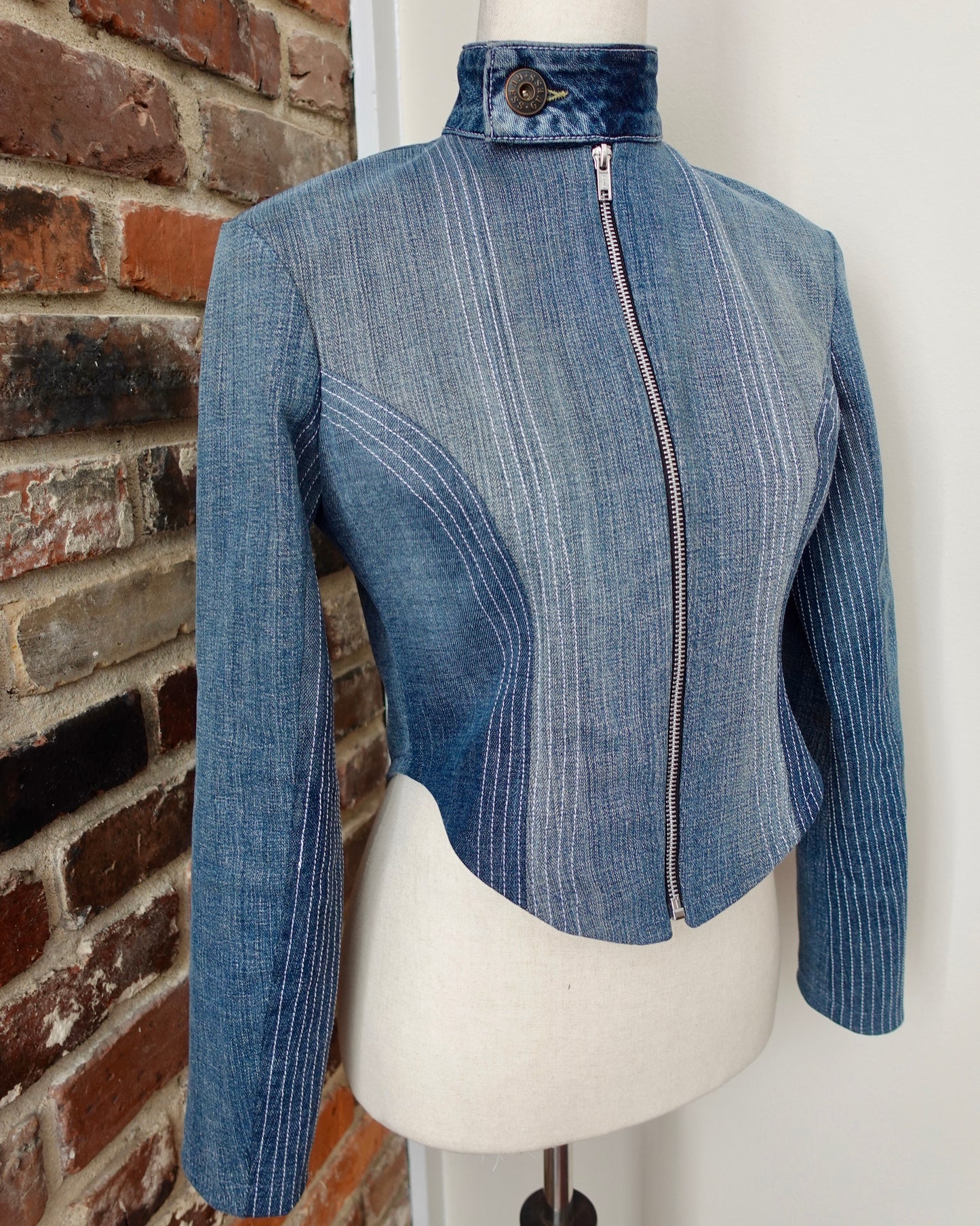 Zip Up Racer Jacket PDF Sewing Pattern